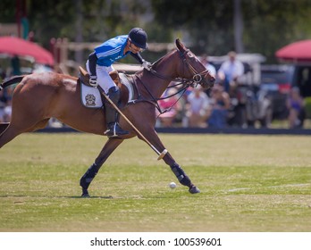 LAKEWOOD RANCH, FLORIDA - MARCH 18-Stewart Campbell Of Hillcroft Polo Team Scoring A Goal At The MGA Insurance Group Cup, A U.S.P.A. Regional Classic Final On March 18, 2012 In Sarasota, Florida