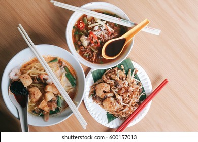 Laksa, Curry Mee and Cha Koay Teow - Penang Food