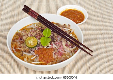 Laksa Johor. Laksa Johor Is Traditional Food In Malaysia