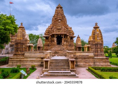 Lakshmana Temple Built by Chandella Ruler Yashovarman Between Circa 930-950 AD. Dedicated to Lord Vishnu.
It is situated in Khajurao Madhya Pradesh, India.