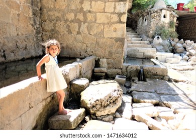 Lalish, Irag KRG - 20 July, 2019: Yazidis In Their Holy Place.