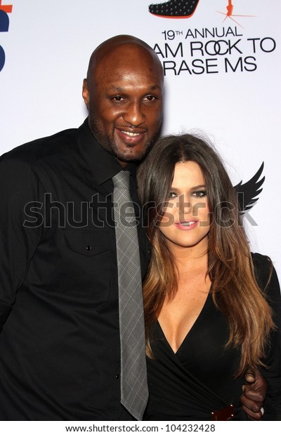 Lamar Odom Wife Khloe Kardashian 19th Stock Photo Edit Now 104232428