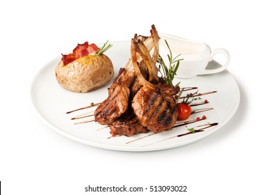 Lamb Chop Meal With Potato