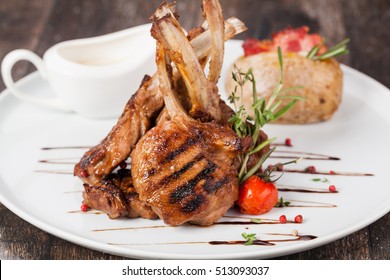 Lamb Chop Meal With Potato