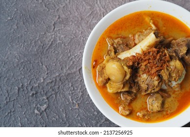 Lamb Curry Or Indonesian Gulai Kambing For Eid