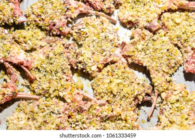 Lamb Ribs With Pistachio Crust