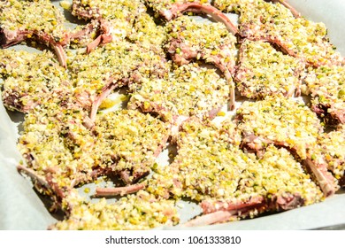 Lamb Ribs With Pistachio Crust