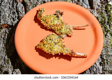 Lamb Ribs With Pistachio Crust