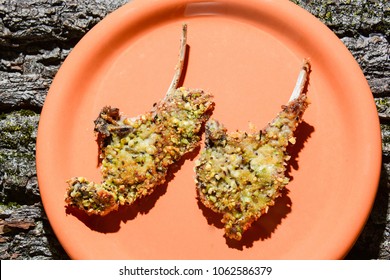 Lamb Ribs With Pistachio Crust