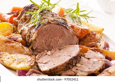 Lamb Roast With Vegetables