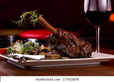 Lamb Shank And Red Wine