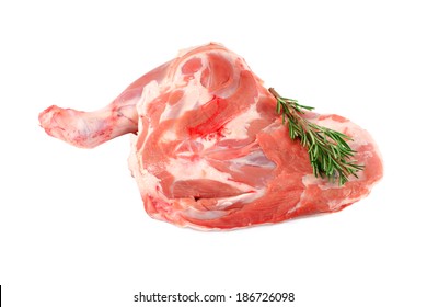 Lamb Shoulder Raw Meat, Isolated