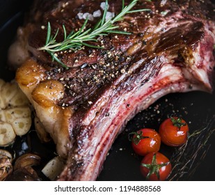 Lamb Steak In A Pan Food Photography Recipe Idea