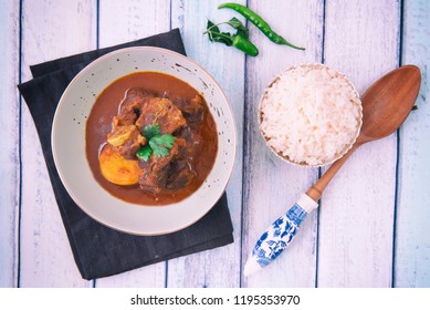 Lamb Vindaloo With Rice