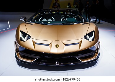 Lamborghini Aventador Svj Roadster Sports Car Stock Photo (Edit Now ...