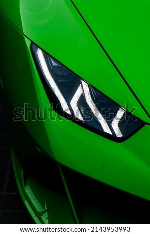 Lamborghini Huracan evo, green, v10, super car

