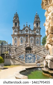 LAMEGO, PORTUGAL - CIRCA MAY 2019: Nossa Senhora dos Remedios Church, Lamego, Tras-Os-Montes, Portugal