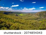 Lamington National Park as seen from Koolanbilba lookout, Queensland, Australia