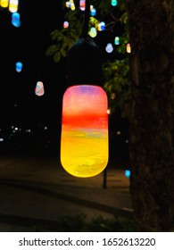 lamp colorful night lighting wallpaper iphone