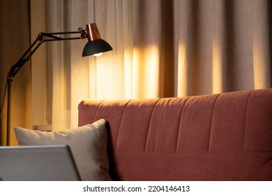 The Lamp In The Living Room Turns On And Off