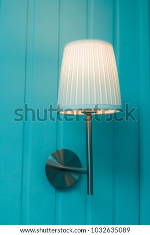 Lamp on the wall