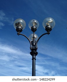 Lamp pole.