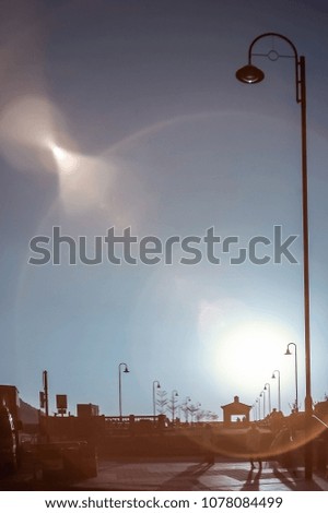 Similar – Image, Stock Photo shine. Far-off places