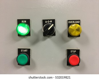 lamp symbol and the start stop button