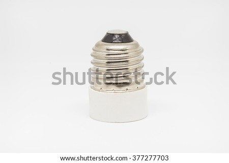 Lampholder adapter from E40 to E27. It is good for energy saving.