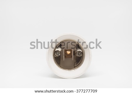 Lampholder adapter from E40 to E27. It is good for energy saving.