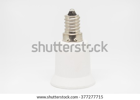 Lampholder adapter from E40 to E27. It is good for energy saving.