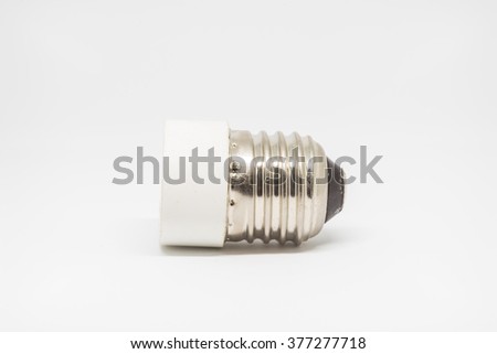 Lampholder adapter from E40 to E27. It is good for energy saving.