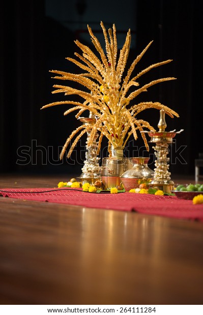 Lamps Malayalee Wedding Ceremony Stock Photo Edit Now 264111284