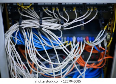 Lan Cable Cluttered Server Internet Stock Photo 1257948085 | Shutterstock