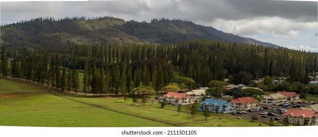 Lanai City On The Island Of Lanai, Hawaii