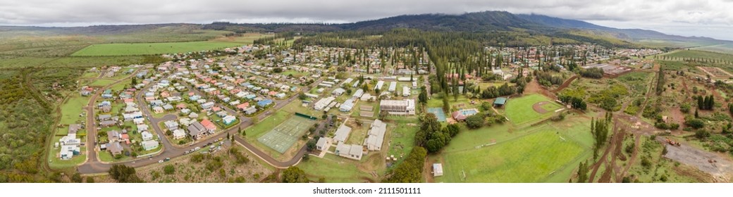 Lanai City On The Island Of Lanai, Hawaii