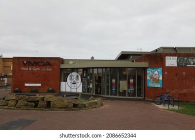 Lancashire, Lytham Saint Annes - December 2021 - Leisure Centre Entrance In Lytham YMCA