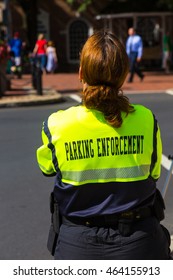 Lancaster, PA Ã¢?? August 4, 2016: A Parking Enforcement Officer In The City Of Lancaster.