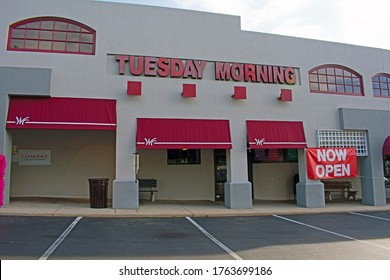 Lancaster, Pa./USA-June 25, 2020: Tuesday Morning Corporation Is An American Discount, Off-price Retailer Specializing In Domestic And International, Designer And Name-brand Closeout Merchandise. 