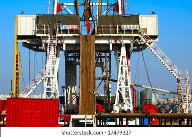 Land drilling rig(part) in Shengli Oil Plant,CHN
