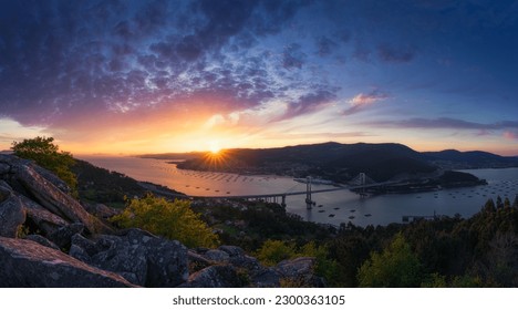 LAND OF LIGHT AND SHADOW, VIGO, GALICIA - Powered by Shutterstock