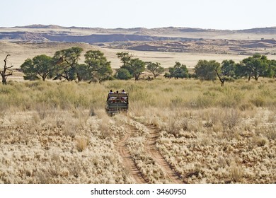 land rover in Namibia