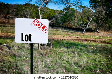 Land Sale. Sign 