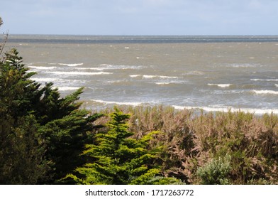 Land And Sea Meet At The Loire Estuary In France