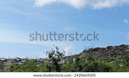 landfill in the city of Manado