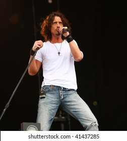 LANDGRAAF - MAY 30: Chris Cornell Performs At Pinkpop On May 30, 2009 In Landgraaf, Netherlands