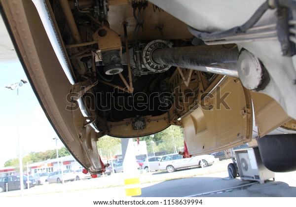 landing gear of an\
airplane