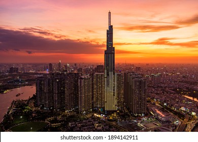 Landmark 81 At Evening, Vietnam