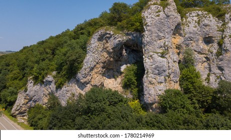 Landmark, attraction - Rock cliff Three elephants. Russia, Krasnodar Territory, Mostovskiy rayon - Shutterstock ID 1780214969