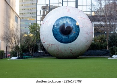 Landmark Eyeball at Dallas Downtown